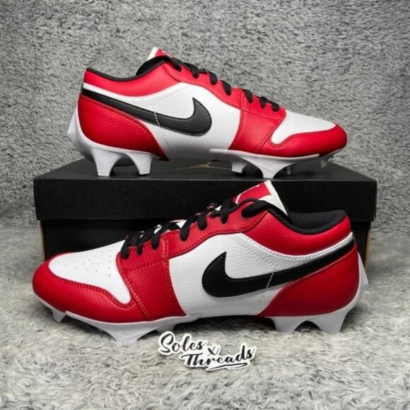 Air Jordan 1 Low Chicago University Red Black White Size 13 Men Football main image 6